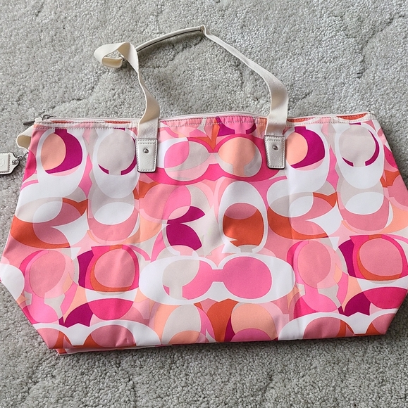 NEW Authetic Packable Canvas Coach Bag - Picture 5 of 7